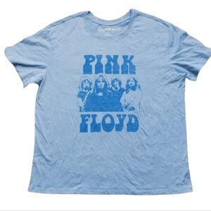 NWT Pink Floyd Band Tee Light Blue – Officially Licensed by Bravo – Soft Cotton